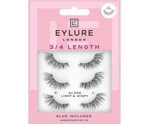 Eylure LONDON 3/4 LENGTH 008 (Glue Included) (packaging may vary)