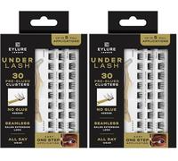 Eylure Underlash Pre-glued Extreme Salon Curl Clusters (Pack of 2)
