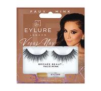 Eylure Vegas Nay Bronze Beauty False Eyelashes, Reusable, Adhesive Included, 1 Pair, Cruelty Free
