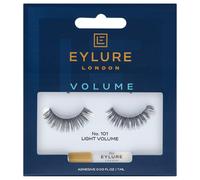 Eylure Volume Handmade False Black Eyelashes - 101 - Lash Glue is Included