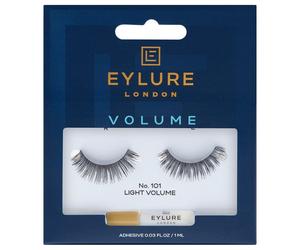 Eylure Volume Handmade False Black Eyelashes - 101 - Lash Glue is Included
