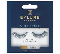 Eylure Volume Handmade False Black Eyelashes - 107 - Lash Glue is Included