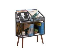 EYOCAL Vinyl Record Storage Holder Rack,250 LP Wooden Record Display Table for Albums Books Magazines Files for Living Room Bedroom Patent Pending