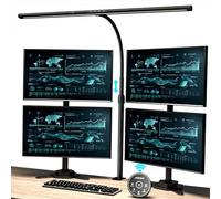 EYOCEAN Desk Lamp, 31.5" LED Desk Lamp for Home Office, Gesture Sensor Desk Light, Dimmable & Color Temperature, Eye-Caring Office Lamp with Remote Control, Brightest Architect Lamp, 24W