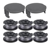 Eyoloty 6Pack F016800569 Strimmer Wire Replacement Spool and Line for Bosch | Fit for Bosch ART 23 SL ART 26 SL, EasyGrassCut 18, 23, 26, 18-230,18-260, Grass Trimmer F016800385,with 2x F016F05320 Cover