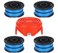 Eyoloty A6441 A6442-XJ Dual Spool Line-12m (40ft) 1.5mm, Replacement Trimmer String | Compatible with Black+Decker GL650, GL660, GL670, GL5530, GLC1825N, GLC1825LB Models (4 Spool+1 Spool Cover)