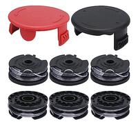 Eyoloty F016800351 Spool Line - 6m (20ft) 1.6mm, Replacement Trimmer String for Bosch Art 30-36 Li, Art 30/30+, Art 27/27+, Art 24/24+ & Advanced GrassCut 36 (6 Spool+2 Spool Cover)