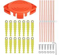 Eyoloty GL430-530 A6481 A6485 AF-100 Polycarbonate Replacement Head for Black Decker GH912 GH900 GH600 GH400 String Trimmers,with 14 Pack Quickload Blades & 8 Pack 0.11"Flexible Line Parts (30Pack)