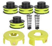 Eyoloty Thread Spool RAC118 RAC119 Suitable for RLT3025F, RLT3025S, RLT3525S, RLT2523, RLT3525, RLT3123 Electric Grass Trimmer, 8.4 m Length Diameter 1.2 mm with Spool Cover (4 spools + 2 Cap+2