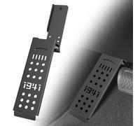 EYOUHZ for JL JT Dead Pedal Left Side Driver Side Adjustable Foot Rest Kick Panel Compatible with 2018 2019 2020 2021 2022 2023 2024 Jeep Wrangler JL JLU & Gladiator JT (NOT Fits 4XE Model), Black