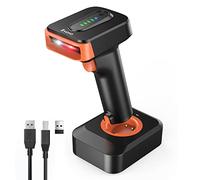 Eyoyo 2D QR Wireless Barcode Scanner, 3 in 1 Bluetooth & USB Wired & Wireless 1D 2D QR Barcode Reader, 2500mAh Cordless Bar Code Scanner for PC, iPhone, iPad, Tablets