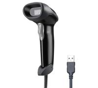 Eyoyo EYH2 Handheld USB 2D Barcode Scanner, Wired Automatic QR Code Scanner Data Matrix Bar Code Reader with Long USB Cable for POS Mobile Payment, Convenience Store, Supermarket, Warehouse(Grey)