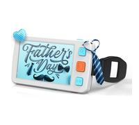 Eyoyo Portable Digital Magnifier Electronic Reading Aid 5.0 inch w/Foldable Handle for Low Vision Color Blindness 4X-32X Times Zoom 17 Color Modes 5 Levels for Brightness