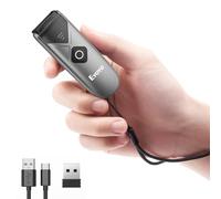 Eyoyo Portable Mini Bluetooth 2D&1D Barcode Scanner Wireless | 2.4G Wireless/Bluetooth/USB Wired Connection, QR Code Scanner Reader, Compatible with Pad, Phone, Android, Tablet PC