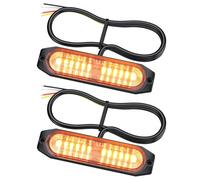 EYPINS 8PCS 12LED Flashing Light，Ideal for Emergency, Repair, Escort Vehicles