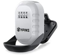 EYPINS Key Safe Wall Mounted, Key Lock Box Outdoor, Extra Large Space Capacity Waterproof Weatherproof Key Box with 4 Digit Combination Lock for Home Storage Garage Office Spare House Keys