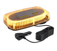 EYPINS Magnetic Emergency Strobe Light - 12V 240LEDs, IP65 Waterproof, 15 Flashing Modes with 5M Cable & 15W Car Lighter Plug, Strobe Warning Lightsn for Trucks, Tractors