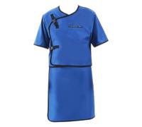 EYPKPL Lead Xray Gown X-ray Protective Apron 0.5 Mmpb Radiation Protection Soft Lead Apron Adjustable Short Sleeve X-ray Protective Sleeved Top Protection