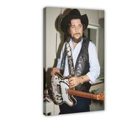 EYQAKRTJJ Waylon Jennings Poster (3) Canvas Poster Wall Art Decor Print Picture Paintings for Living Room Bedroom Decoration 08x12inch(20x30cm)