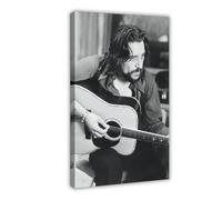 EYQAKRTJJ Waylon Jennings Poster (4) Canvas Poster Bedroom Decor Landscape Office Room Decor Gift 20x30inch(50x75cm)