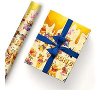 EYQQM Pack of 5 Gift Wrapping Paper 20" x 30" Kraft Paper Wrapping Paper Sheets Pack for Kids Birthday, Party Storage Festive Decoration (Honey Hugs)