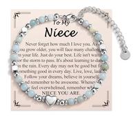EYQV Graduation Gifts for Her Girls Women, Class of 2025 Graduation Bracelet High School/College/ 5th 6th 8th Grade/Kindergarten/Preschool/Master Degree Graduation Gifts Decorations Card Present, 7