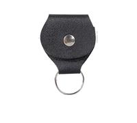 EYRMQWJPC Guitar Plectrum Case,Guitar Picks Holder, 5pcs Guitar Picks Case Leather Guitarra Plectrum Case Bag Keychain Shape Guitar Accessories Key Rings Guitar Pick Case(Black)