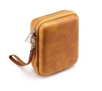 EYRMQWJPC Guitar Plectrum Case,Guitar Picks Holder, Guitar Pick Holder Bag Plectrum Case Portable Guitar Picks Storage Bag Guitar Pick Case(Yellow Leather)