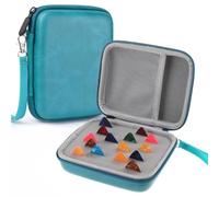 EYRMQWJPC Guitar Plectrum Case,Guitar Picks Holder, Guitar Pick Holder Case Guitar Plectrums Bag Case with 15 Picks Pick Guitar Pick Case