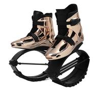 EYRMQWJPC Kangaroo Bounce Shoes Kangaroo Jump Shoes Gold Multiple Sizes Unisex(XL)