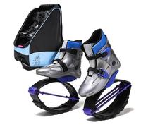 EYRMQWJPC Kangaroo Bounce Shoes Kangaroo Jump Shoes Multicolor Multiple Sizes With Bag And 3 Pcs Springs For Adults Youth(Grey,M)