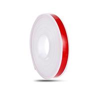 EYRMQWJPC Self Adhesive Caulk Strip, U-Shape Flexible Furniture Edge Banding, TPE Self Adhesive Veneer Edging Strip Edge Protector, for Table Cabinets Chairs Shelves Restoration(2m-white,17mm)