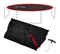 EYRMQWJPC Trampoline Mat Replacement, Trampoline Replacement Mat Pack Of 2 With Spring Tool For Multiple Sizes 8 Ply Stitching(Fits 14ft/427cm Frame 72 Rings)