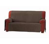 Eysa 3-Squares Zoco Non-Elastic Sofa Cover, Brown