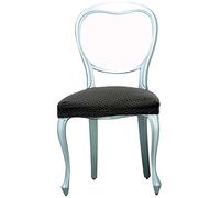 Eysa 45 x 45 cm Sucre Elastic Dining Chair Slipcovers, Pack of 2, Grey