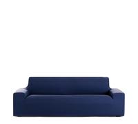 Eysa Bi-elastic 2-seater sofa cover in Blue Harlem design