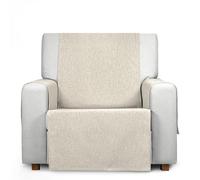 Eysa Genna Sofa Protector or Practical Anti-Stain Sofa Cover 1 Seater Ecru