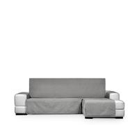 Eysa Genna Stain Resistant Sofa Cover for Chaise Longue Mini Right Side Grey