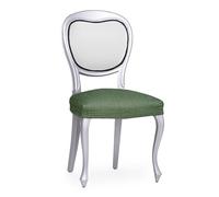 Eysa Light Stretch Chair Cover without Backrest Pack of 2 Green