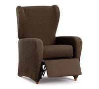 Eysa Llion Sofa Cover, Lycra, Brown 7, 1 Seater