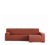 Eysa Llion Sofa Cover, Lycra, Orange, Long Right Arm