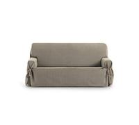 Eysa Rabat adjustable universal sofa cover with ties 3 seaters color 11/vison