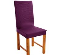 Eysa Sucre Bielastic Backed Chair Cover, Purple, Pack of 2