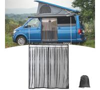 Eysbiy Car Tailgate Fly Screen, Magnetic Back Door Sun Protection, Insect Net, Mosquito Net, Mesh Screen, Anti-Mosquito Net with Double Zip (VW T6)