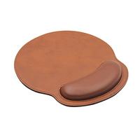 eyscar Leather Mouse Pad Wrist Support Ergonomic Memory Foam - Lightweight Rest Nonslip Mousepad for Office,Gaming,Computer, Laptop & Mac,at Home Or Work (Coffee)