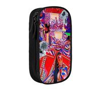 EYTFYZGL Cardi B Pencil Case for Camping Essentials - Waterproof Oxford Fabric with Zipper for Matches, Pens, Maps