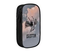 EYTFYZGL Led Zeppelin Pencil Case Compact Zipper Pouch - Double Layer Design for Stationery, Art Supplies, Cosmetics Storage