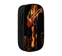 EYTFYZGL Led Zeppelin Pencil Case for Airplane Travel - TSA-Friendly Design with Clear Oxford Fabric & Zipper Closure