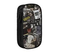 EYTFYZGL Led Zeppelin Pencil Case with Built-in Sharpener - All-in-One Storage for Pencils, Erasers, Rulers (School Use)