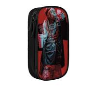 EYTFYZGL Lil Wayne Pencil Case for Writers & Journalists - 5 Pen Loops + Note Pad Sleeve (Durable Polyester)